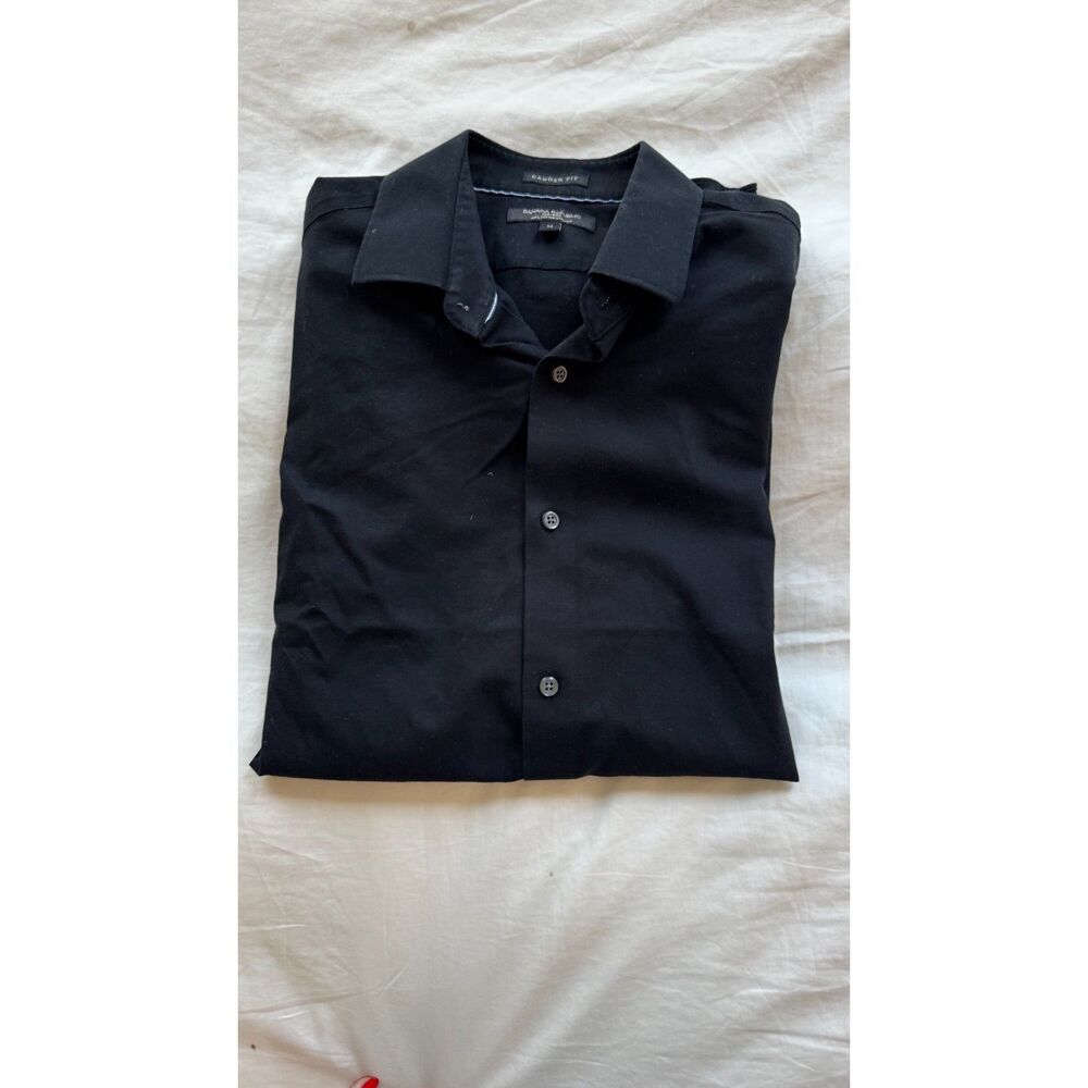 Banana Republic | Camden Fit Shirt | Black | Medium
